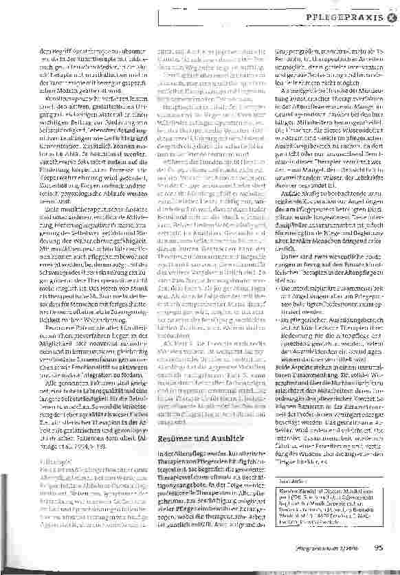 Vorschauseite 4: Künstlerische Therapien in Altenpflegeheimen: Beschäftigungsangebote zum Zeitvertreib?