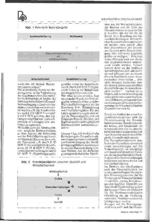 Vorschauseite 2: Aspekte der Ökonomisierung des Gesundheitswesens Krankenhausmanagement