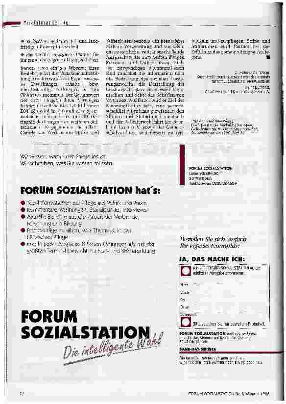 Vorschauseite 4: Privates Vermögen für soziales Engagement