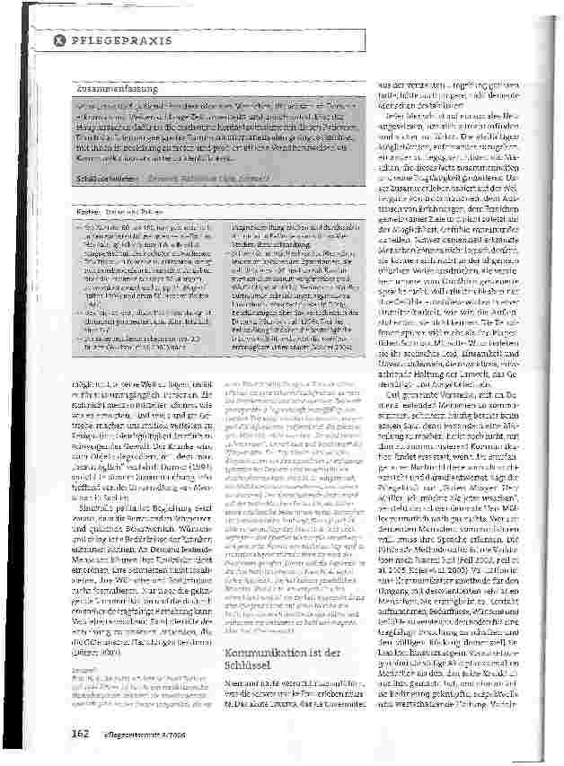 Vorschauseite 3: Die Güte der Beziehung bestimmt die Güte der Pflege