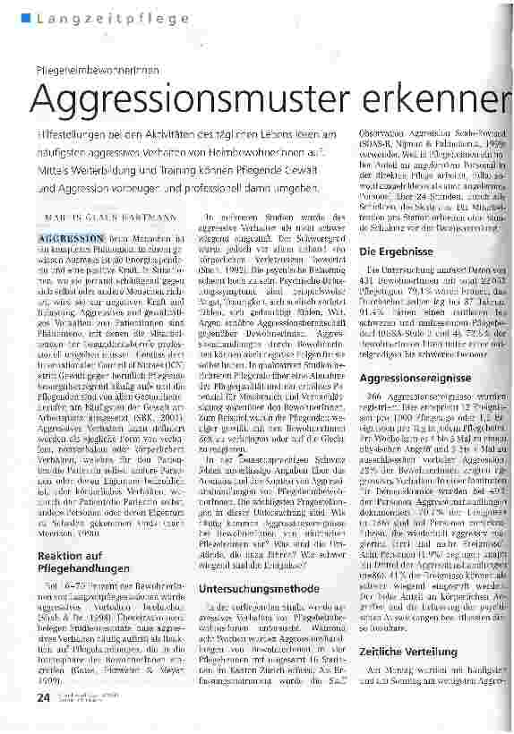 Vorschauseite 1: Aggressionsmuster erkennen und auslöser erkennen