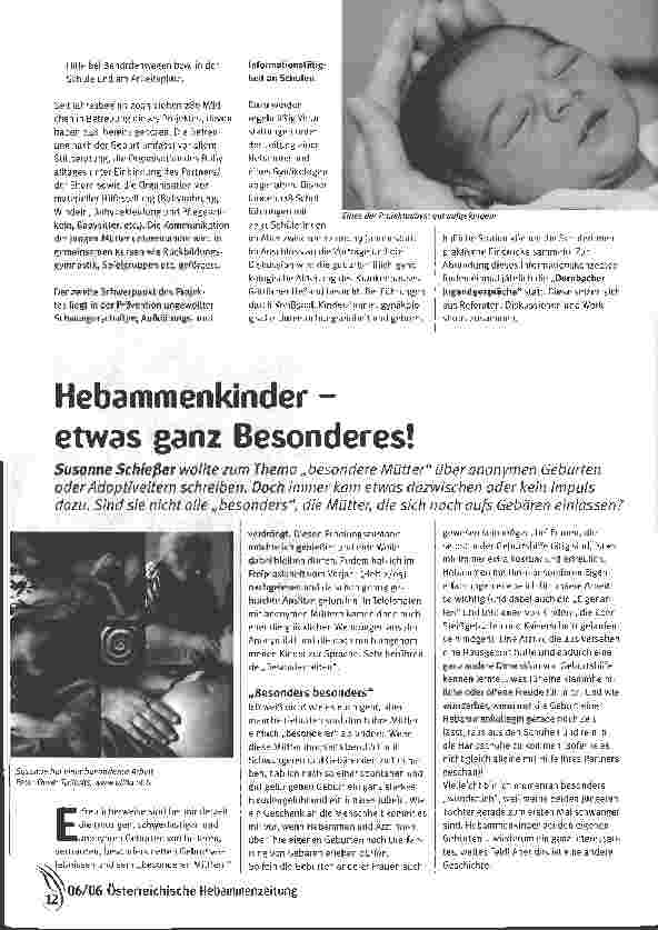 Vorschauseite 2: Babydoll - Auffangnetz für jugendliche Mutter