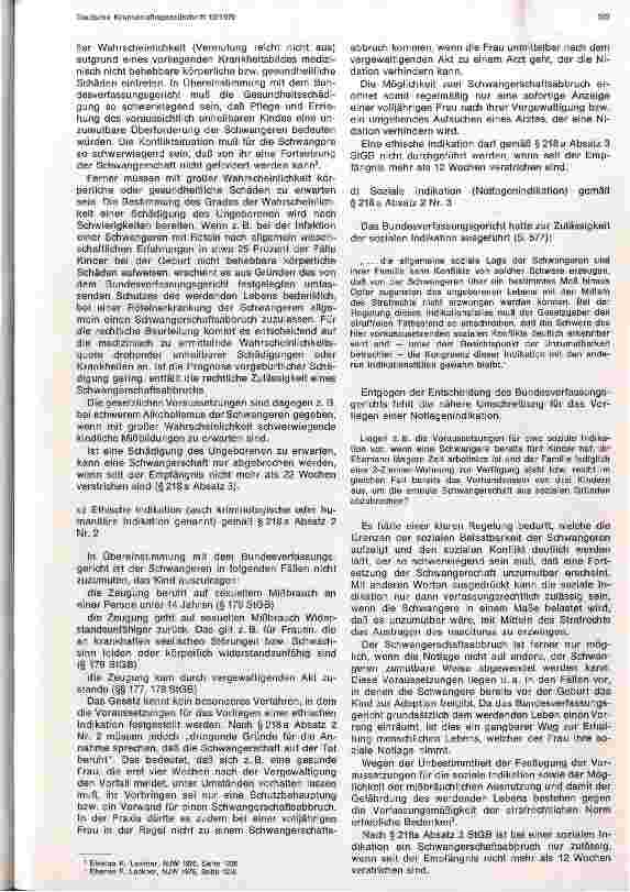 Vorschauseite 3: Grundsätze der neuen gesetzlichen Regelung des Schwangerschaftsabbruchs - Auswirkungen des Urteils des Bundesverfassungsgerichts