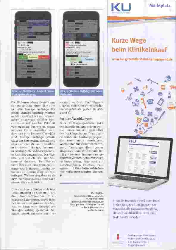 Vorschauseite 3: Unterstützung des Patiententransportdienstes
