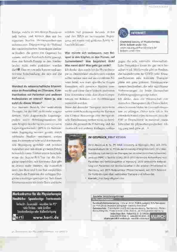 Vorschauseite 2: Evidenzbasierte Praxis kontrovers diskutiert