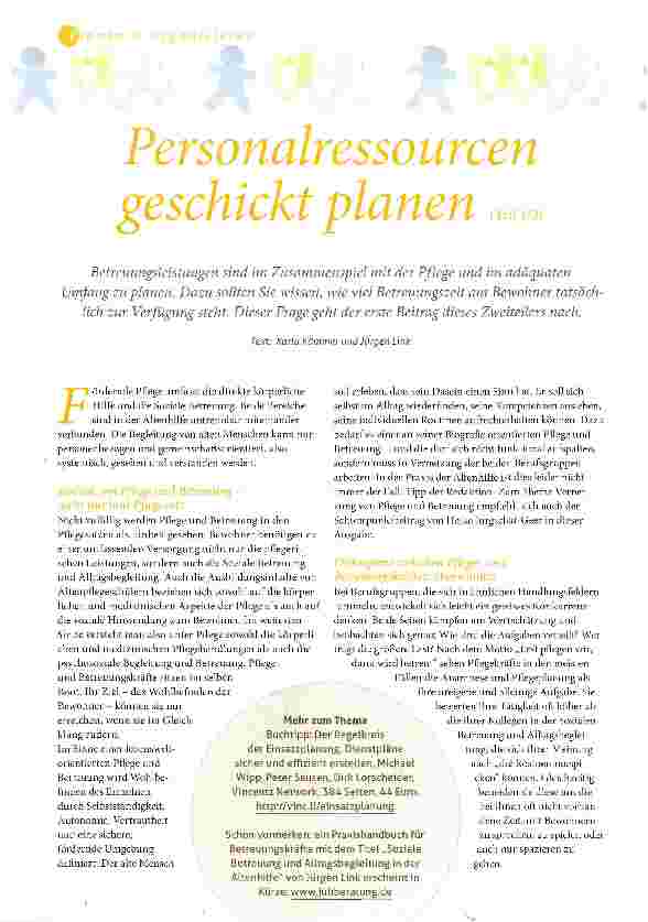 Vorschauseite 1: Personalressourcen geschickt planen