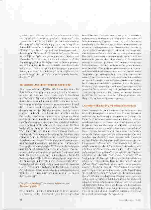 Vorschauseite 3: Die „informierte Entscheidung