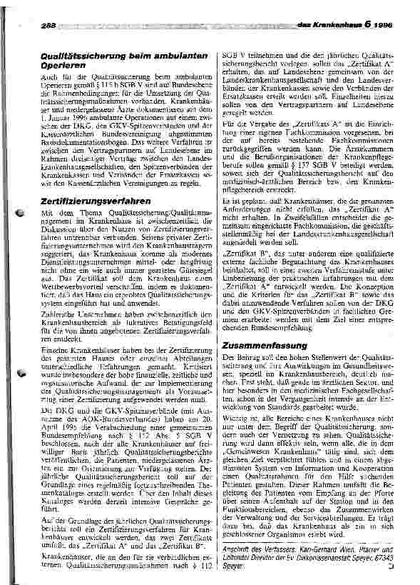 Vorschauseite 3: Qualitätssicherung im Krankenhaus