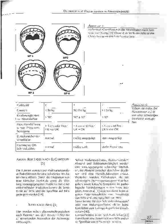 Vorschauseite 4: DIE FIBEROPTISCHE WACH INTUBATION IMERWACHSENENALTER