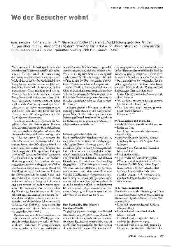 Vorschauseite 1: Wo der Besucher wohnt