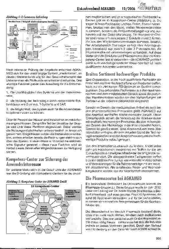 Vorschauseite 3: Mit einer Idee auf Erfolgskurs: AGKAMED