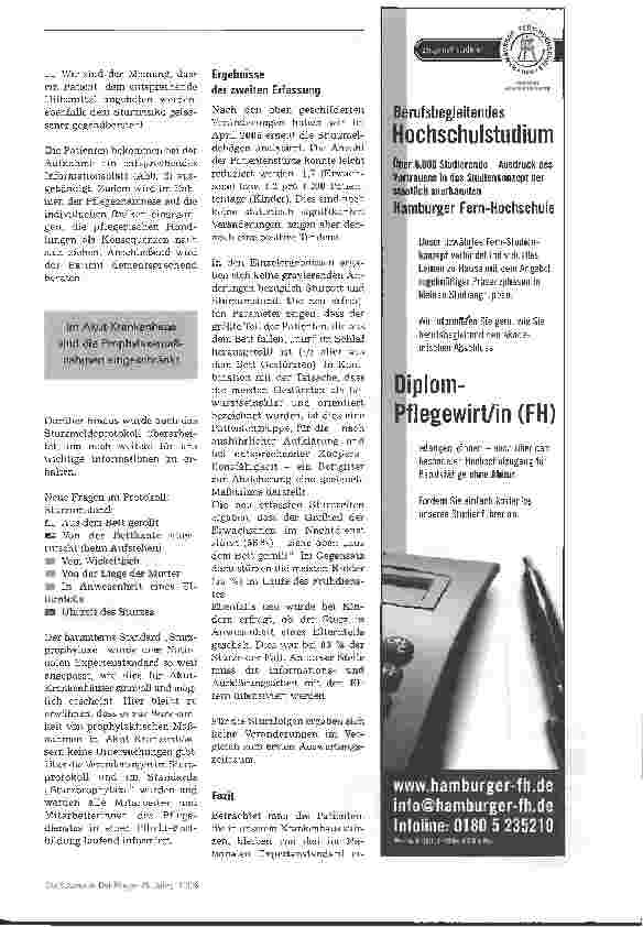 Vorschauseite 4: Patientenstürze in einem Akut-Krankenhaus