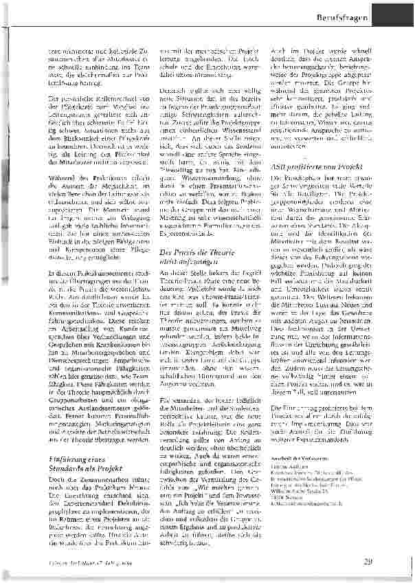 Vorschauseite 2: Und es geht doch: Hochschultheorie in der Praxis