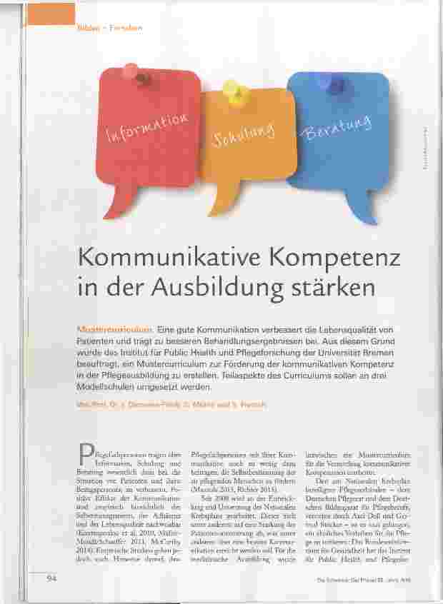Vorschauseite 1: Kommunikative Kompetenz in der Ausbildung stärken