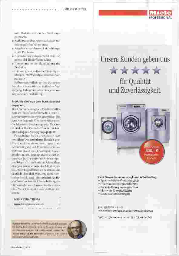 Vorschauseite 4: Neue Qualitätskriterien für Inkontinenzprodukte