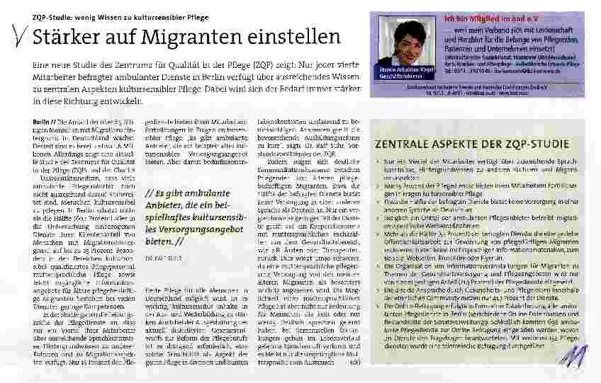 Vorschauseite 1: Stärker auf Migranten einstellen