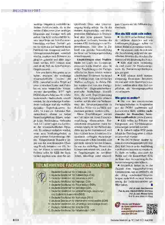 Vorschauseite 3: Gegen Unterund Überversorgung