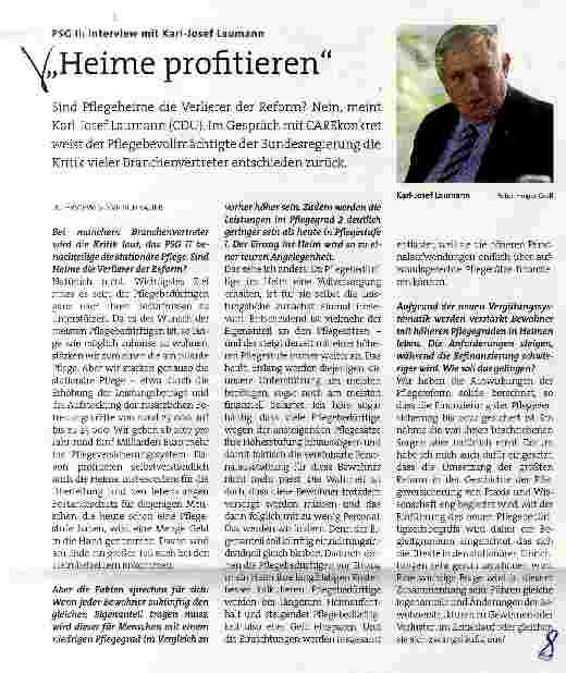 Vorschauseite 1: Heime profitieren