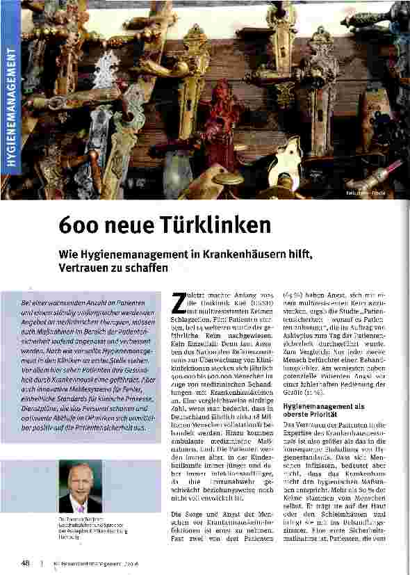 Vorschauseite 1: 600 neue Türklinken