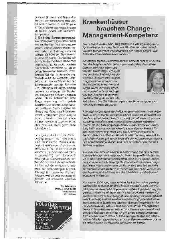 Vorschauseite 3: Die Fäden selbst in der Hand haltenEigene Veränderungskompetenz aufbauen und Beratungsinstrumente koordinieren