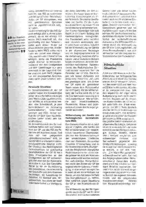 Vorschauseite 5: Ohne Privatisierung gäbe es weder MR noch CT an den Esslinger Kliniken Für und Wider eines Modells - die Sicht eines Anbieters, der gleichzeitig Chefarzt des Krankenhauses ist.