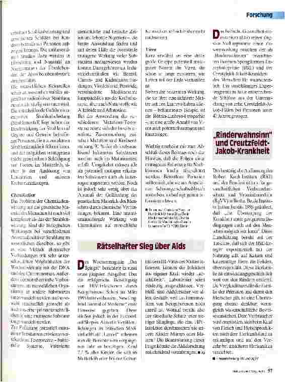 Vorschauseite 2: Gefahren für die DNA