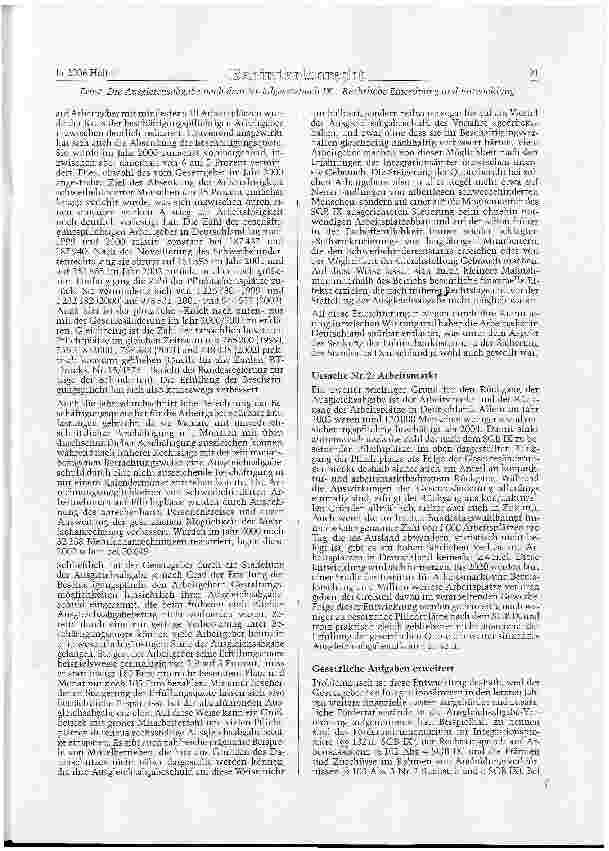 Vorschauseite 3: Die Ausgleichsabgabe nach dem Sozialgesetzbuch IX - Rechtliche Einordnung und Entwicklung