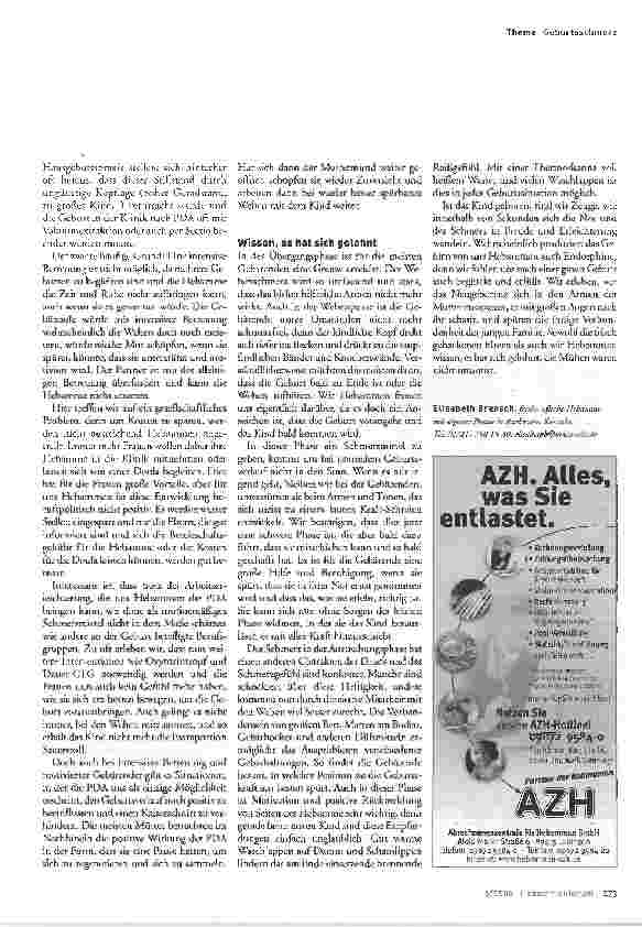 Vorschauseite 3: Grenzerfahrung Geburt - Schmerz als Wegweiser