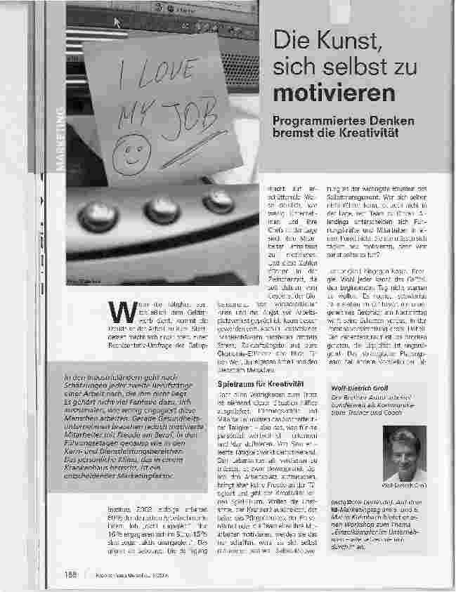 Vorschauseite 1: Die Kunst, sich selbst zu motivieren