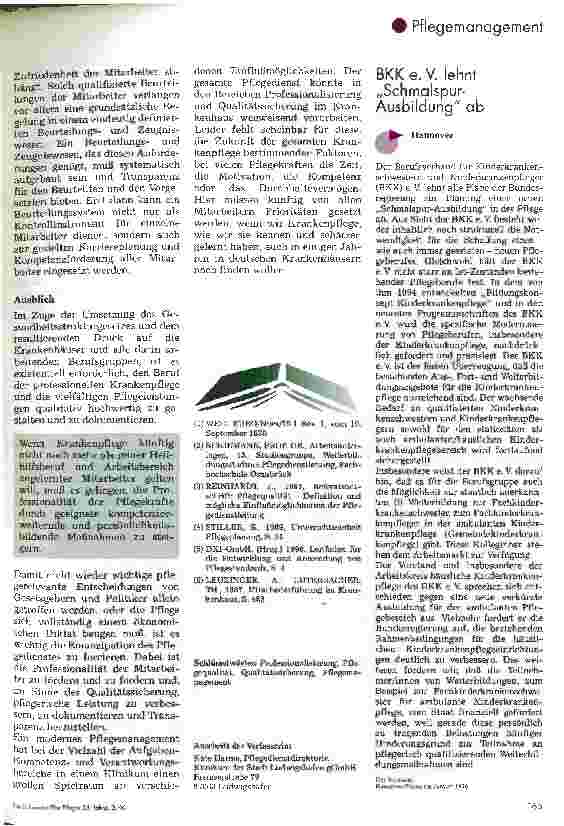 Vorschauseite 6: Professionalisierung und Qualitätsentwicklung am Klinikum der Stadt Ludwigshafen gGmbH, 1. Teil