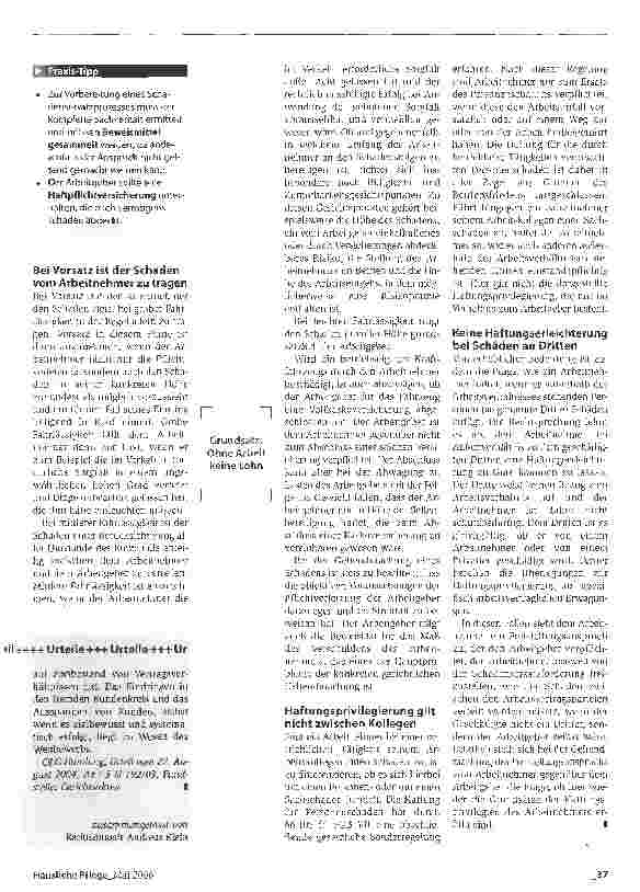 Vorschauseite 2: Vom Vorsatz bis zur Fahrlässigkeit