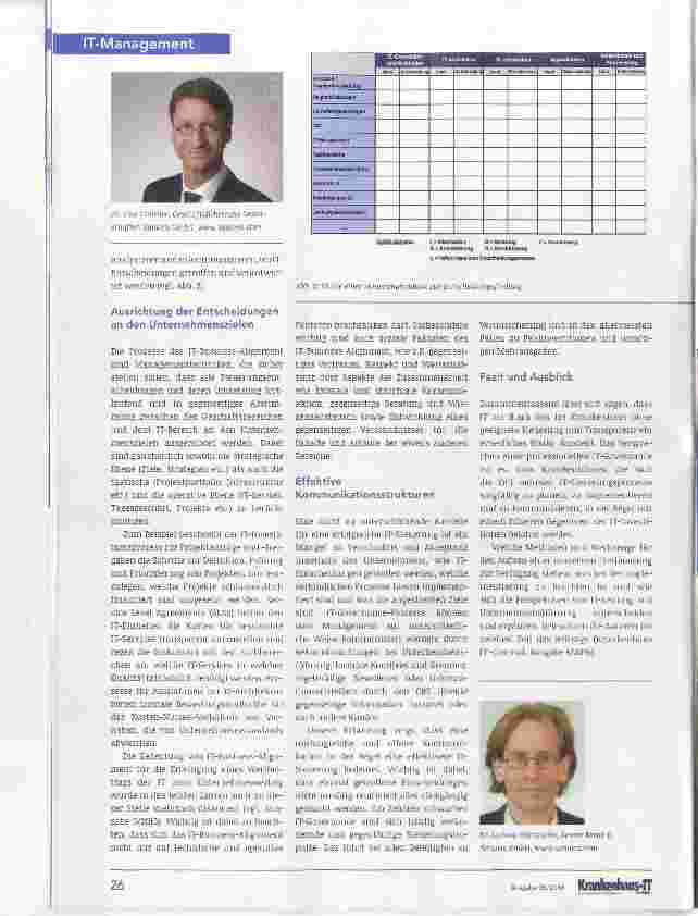 Vorschauseite 3: Professionelle Steuerung der Krankenhaus-IT