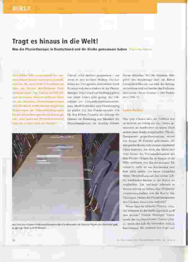 Vorschauseite 1: Tragt es hinaus in die Welt!