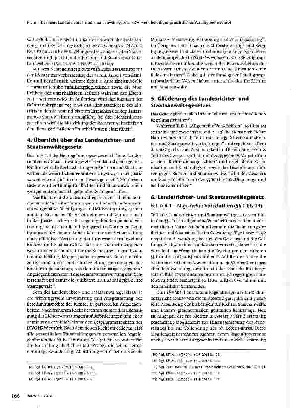 Vorschauseite 3: Das neue Landesrichterund Staatsanwältegesetz NRW ein beteiligungsrechtlicher Paradigmenwechsel