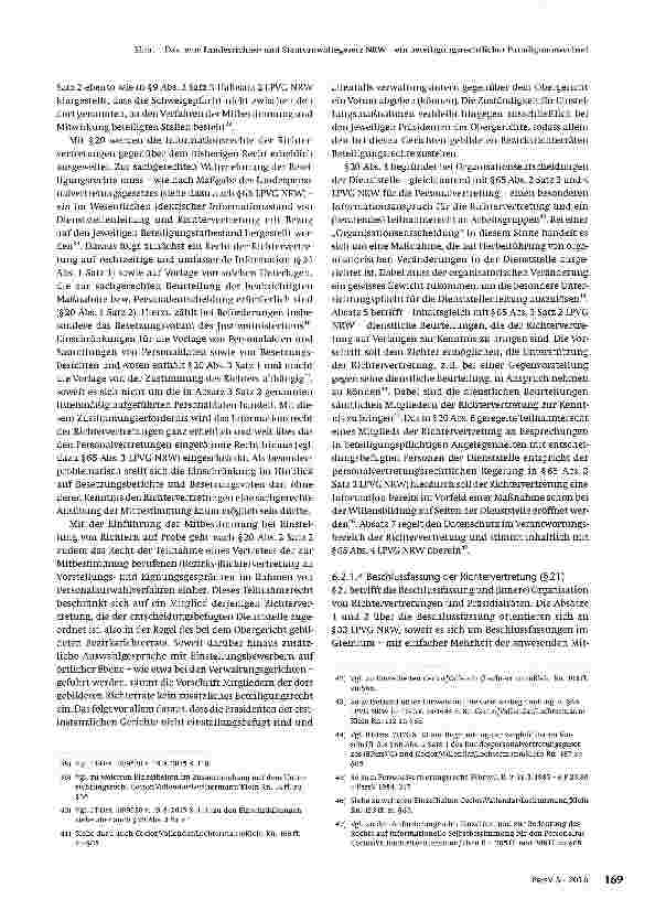 Vorschauseite 6: Das neue Landesrichterund Staatsanwältegesetz NRW ein beteiligungsrechtlicher Paradigmenwechsel