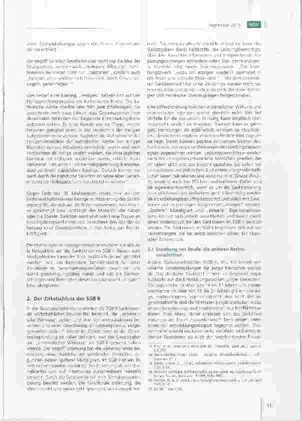 Vorschauseite 2: Sanktionen bei jüngeren Leistungs-beziehenden im SGB II