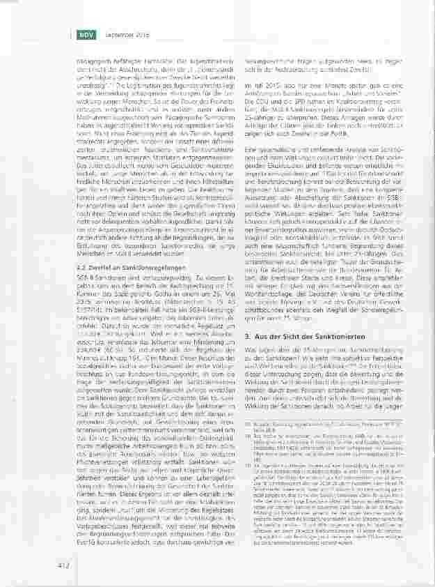 Vorschauseite 3: Sanktionen bei jüngeren Leistungs-beziehenden im SGB II
