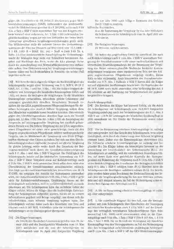 Vorschauseite 3: Krankenversicherungsrecht - Vergütung von Leistungen der häuslichen Krankenpflege