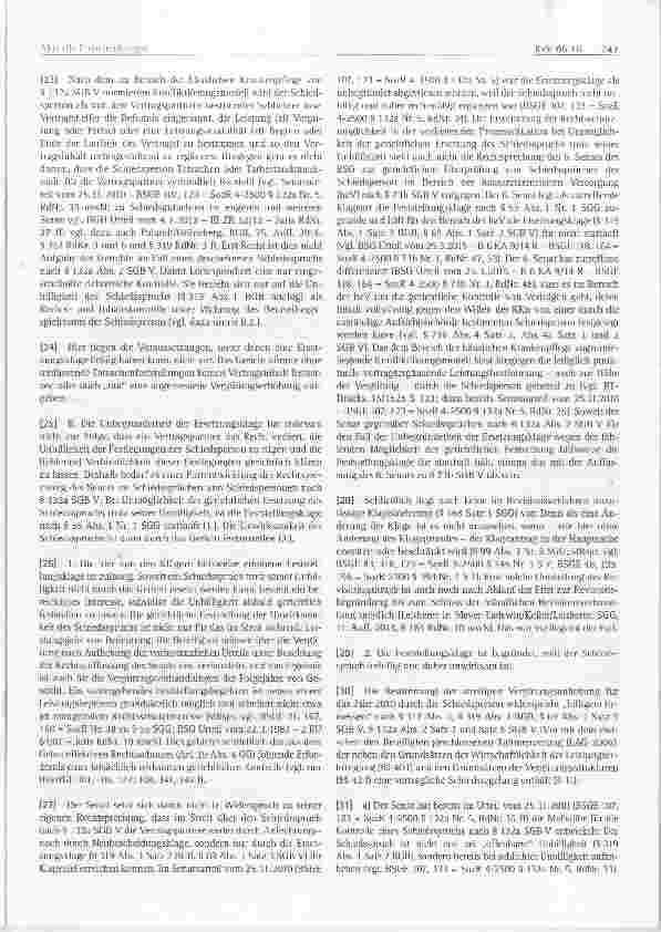Vorschauseite 5: Krankenversicherungsrecht - Vergütung von Leistungen der häuslichen Krankenpflege