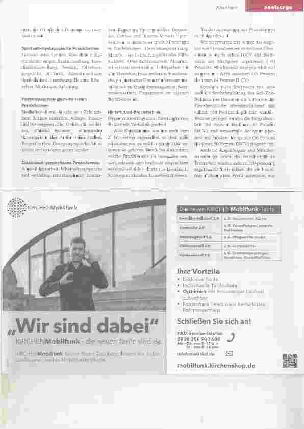Vorschauseite 3: Seelsorgliche „Mitversorgung“ kritisch hinterfragen