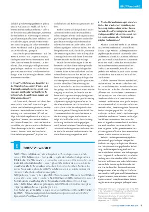 Vorschauseite 2: Psychologie stärkt die Prävention
