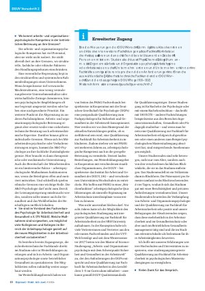 Vorschauseite 3: Psychologie stärkt die Prävention