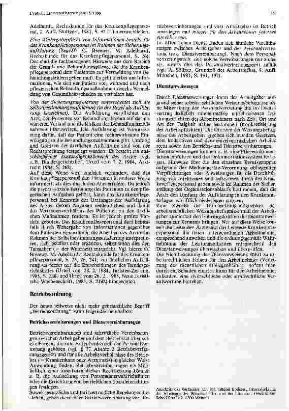 Vorschauseite 2: Die Aufklärung von Patienten aus juristischer Sicht