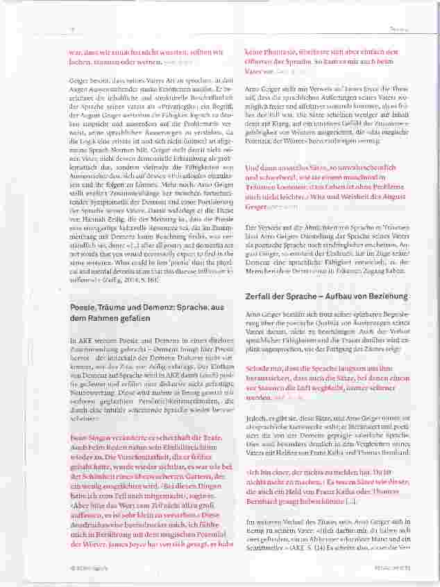 Vorschauseite 2: Demenz und Sprache - Ausdruck einer literarischen Krankheit