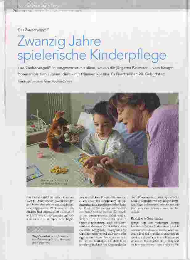Vorschauseite 1: Zwanzig Jahre spielerische Kinderpflege