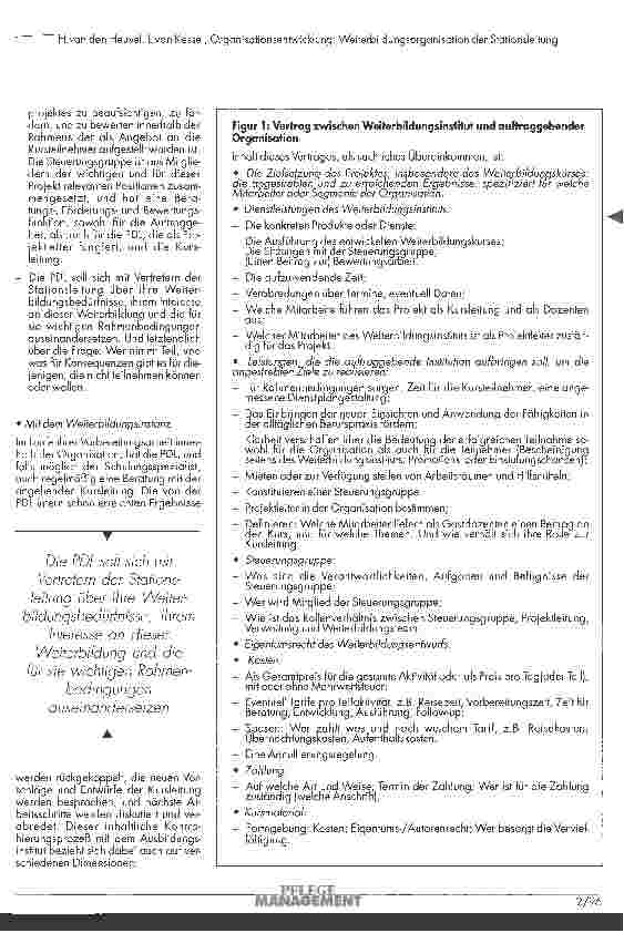 Vorschauseite 5: Organisationsentwicklung Weiterbildungsorganisation der Stationsleitung (Teil 1)