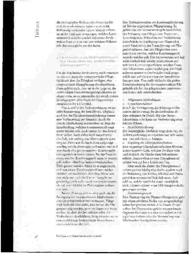 Vorschauseite 6: FÖRDERUNG DER HARNKONTINENZ -DER FÜNFTE NATIONALE EXPERTENSTANDARDFÜR DIE PFLEGE LIEGT VOR