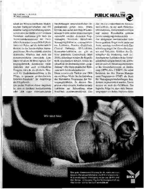 Vorschauseite 2: Medizinische Leitlinien in Deutschland