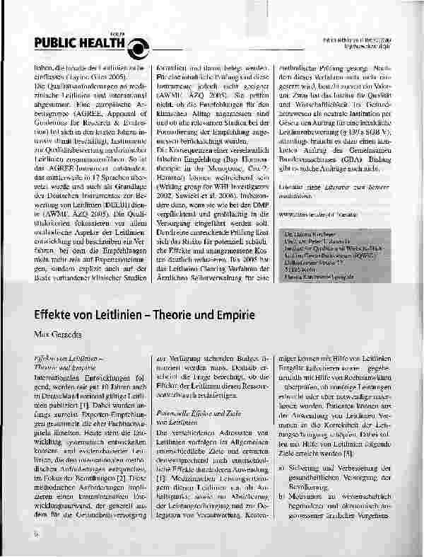 Vorschauseite 3: Medizinische Leitlinien in Deutschland