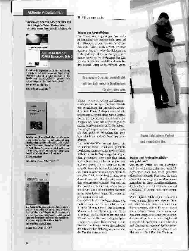 Vorschauseite 3: Trauer braucht Zeit und Raum